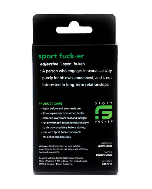 Sport Fucker Silicone Muscle Ball Stretcher - Black by Sport Fucker