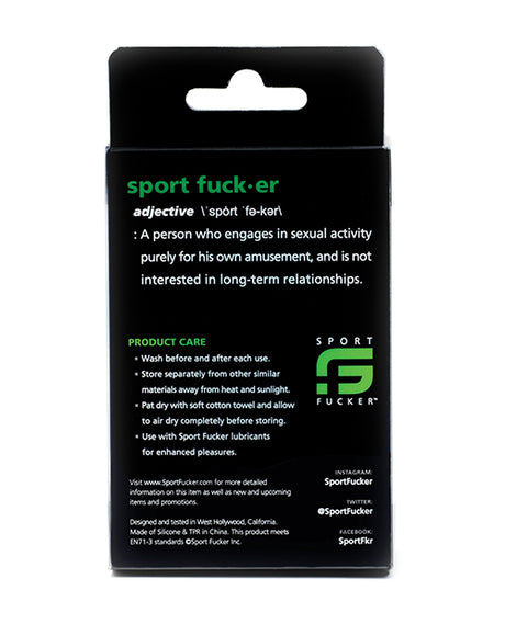 Sport Fucker Silicone Muscle Ball Stretcher - Black by Sport Fucker