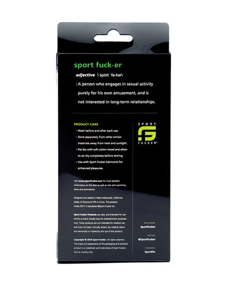 Sport Fucker Dipstick Insertable with Glans Ring - Blue