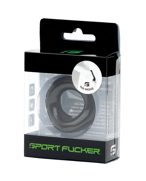 Sport Fucker Silicone The Wedge - Black by Sport Fucker