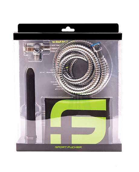 Sport Fucker Shower Kit 6" - Black by Sport Fucker