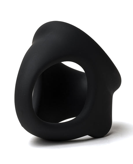 Sport Fucker Cock Chute — 1.5 inch Silicone Cock Ring, Black