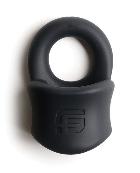 Sport Fucker Silicone Baller Ring - Black by Sport Fucker