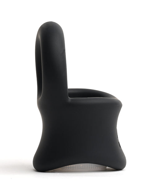 Sport Fucker Silicone Baller Ring - Black by Sport Fucker