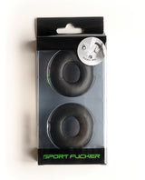 Sport Fucker Stacker Rings - Black by Sport Fucker
