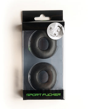 Sport Fucker Stacker Rings - Black by Sport Fucker