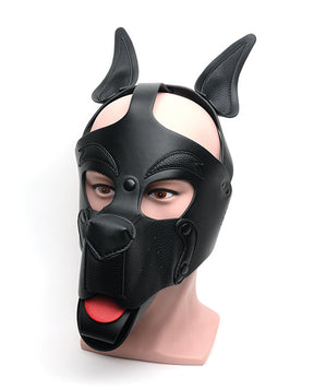 665 Playful Pup Hood - O/S Black by 665