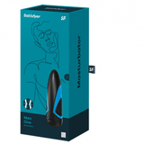 Satisfyer Men One Manual Masturbator — Black/Blue, Cyberskin Sleeve - SAT-MEN
