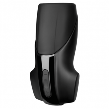Satisfyer Men Vibration Masturbator — Black, 14 Modes - SAT-MENV