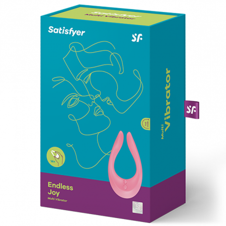 Satisfyer Endless Joy Couples Vibrator — Pink - SAT-MFV2PNK