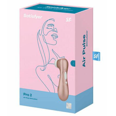 Satisfyer Pro 2 Clitoral Stimulator, Light Gold - SAT-PRO2NG