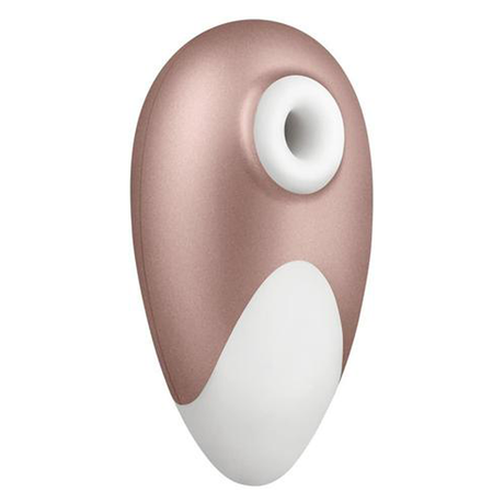 Satisfyer Deluxe Clitoral Vibrator, Light Gold/White - SAT-PRODLXNG
