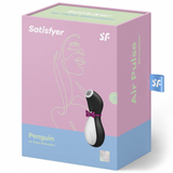 Satisfyer Penguin Air-Pulse Clitoral Stimulator — Black/White - SAT-PROBKWH