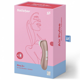 Satisfyer Pro 2+ Clitoral Stimulator — Light Gold - SAT-PRO2VIBE