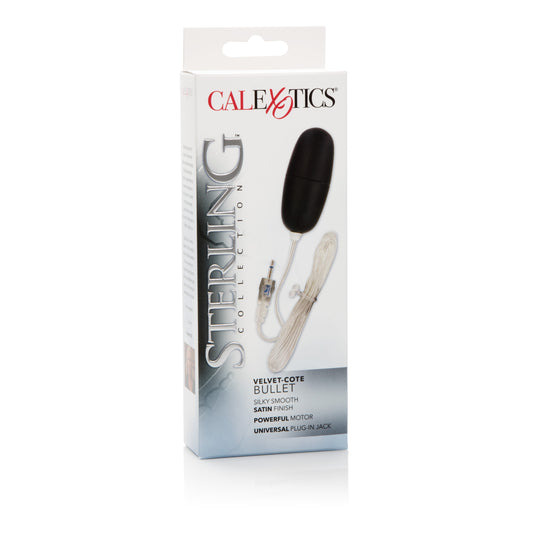 CalExotics Sterling Collection Velvet-Cote Bullet Stimulator - SE1099323