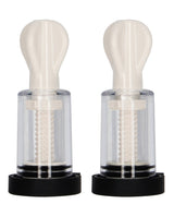 Shots Electroshock Nipple Suckers - Clear by Electroshock