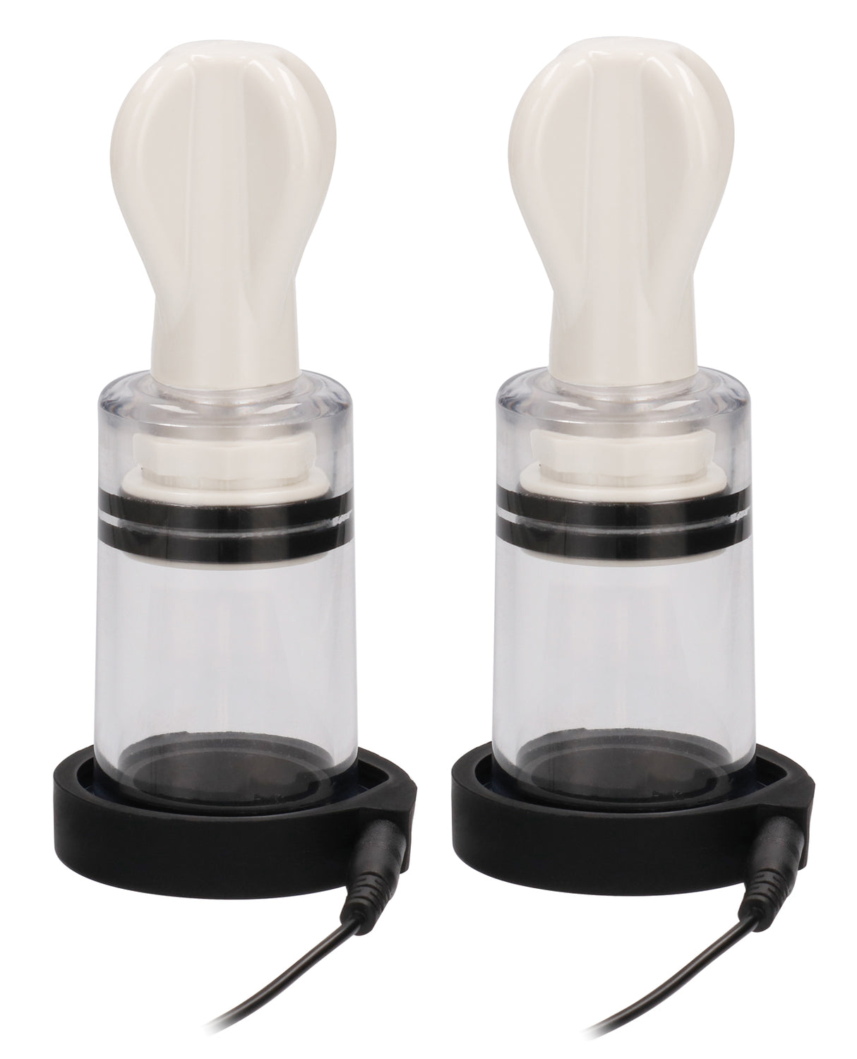 Shots Electroshock Nipple Suckers - Clear by Electroshock