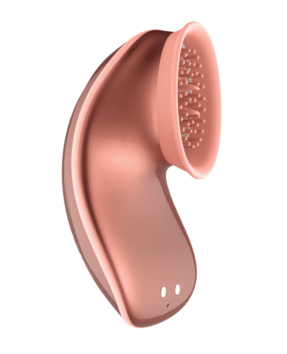 Shots Twitch Innovation Hands Free Clitoral Stimulator - Rose Gold by Twitch