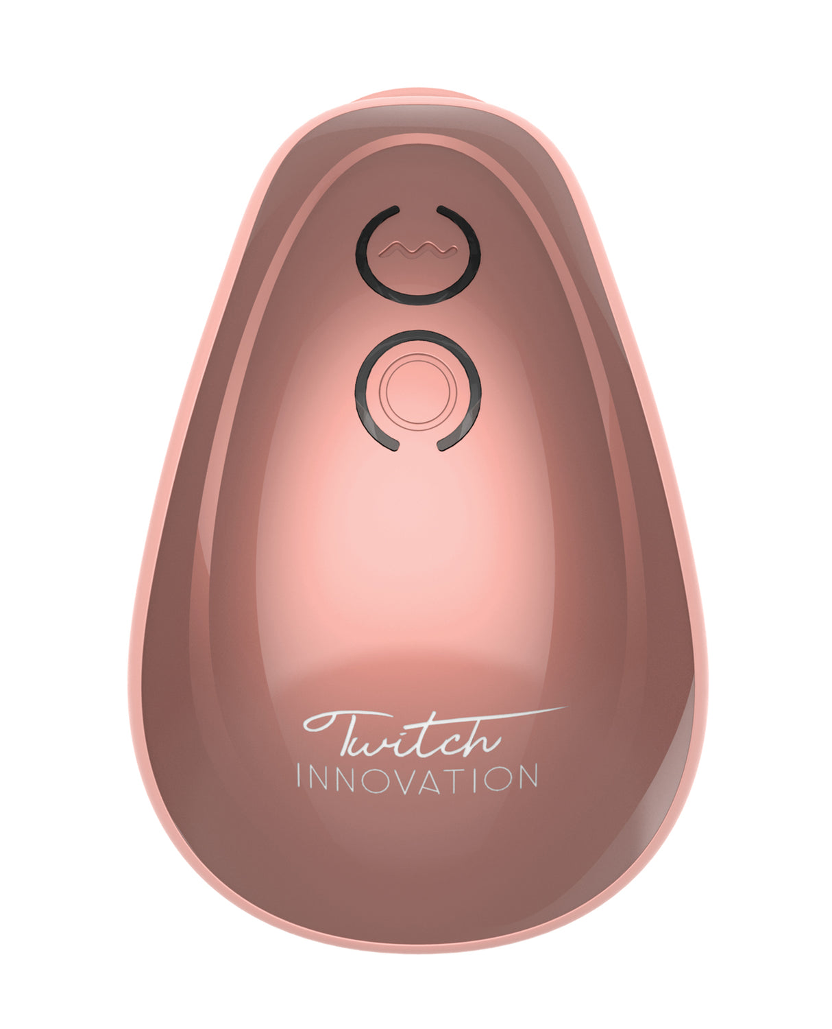 Shots Twitch Innovation Hands Free Clitoral Stimulator - Rose Gold by Twitch