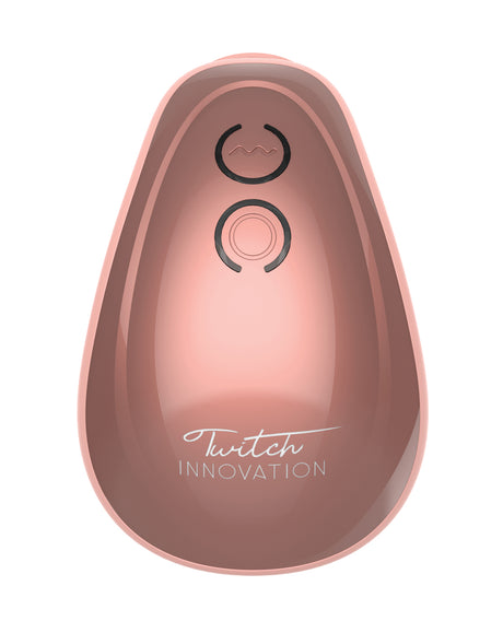 Shots Twitch Innovation Hands Free Clitoral Stimulator - Rose Gold by Twitch