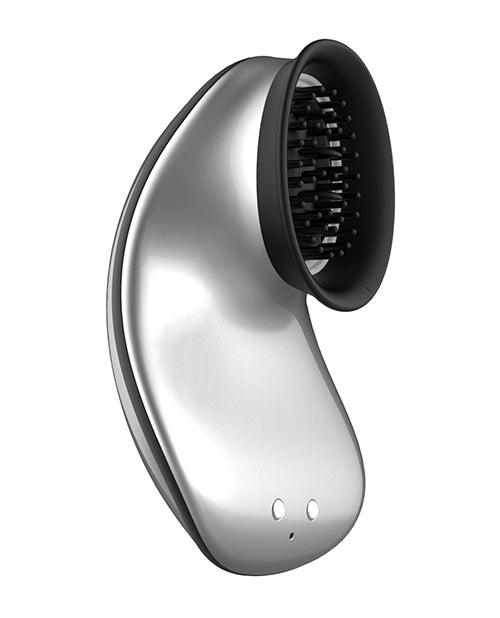 Shots Twitch Innovation Hands Free Clitoral Stimulator - Silver by Twitch