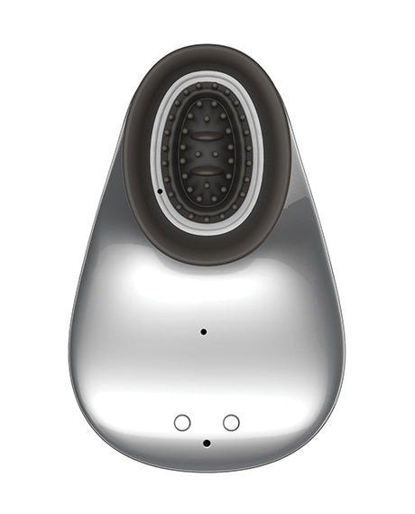 Shots Twitch Innovation Hands Free Clitoral Stimulator - Silver by Twitch