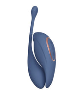 Shots Twitch 2 Vibrator w/Remote Control Vibrating Egg - Blue Grey by Twitch