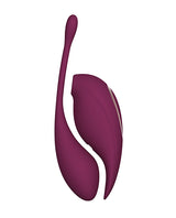 Shots Twitch 2 Vibrator w/Remote Control Vibrating Egg - Burgundy by Twitch