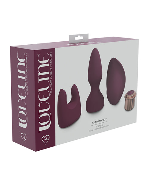 Shots LoveLine Ultimate Kit - Burgundy by Love Line