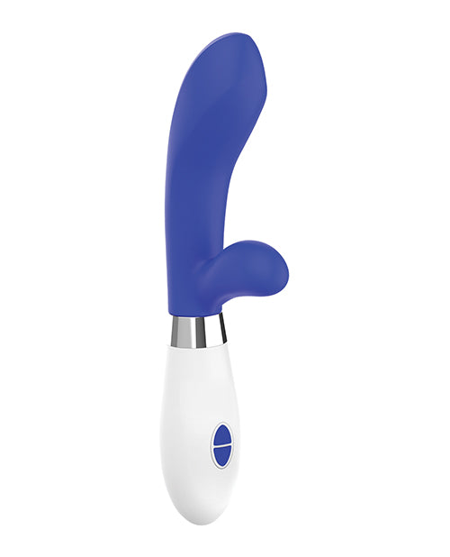 Luminous Achilles 10‑Speed Silicone Rabbit Vibrator — Royal Blue