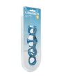 Shots Levelz Set of 4 Silicone Cock & Ball Rings - Teal by Levelz