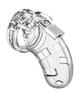 Shots Man Cage Chastity 3.5" Cock Cage Model 1 - Clear by Man Cage
