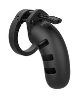 Shots Man Cage Chastity 4.5" Cock Cage Model 21 - Black by Man Cage