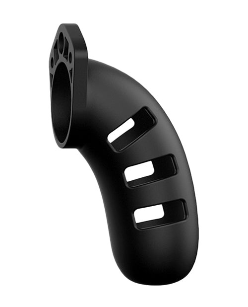 Shots Man Cage Chastity 4.5" Cock Cage Model 21 - Black by Man Cage