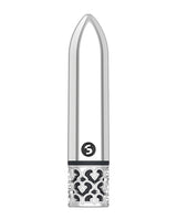 Shots Royal Gem Glamour Rechargeable Bullet - Silver by Royal Gem