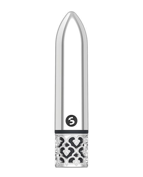Shots Royal Gem Glamour Rechargeable Bullet - Silver by Royal Gem