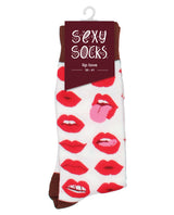 Shots Sexy Socks Lip Love - Female by Sexy Socks