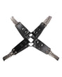 Shots Uomo Chain & Chain Harness - Black by Ouch Uomo