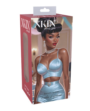 Shots Xkin Pinup Lulu Liplust Small Masturbator - Brown by Xkin