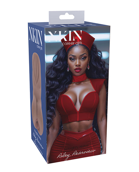 Shots Xkin Career Girl Riley Rearview Small Masturbator - Brown by Xkin