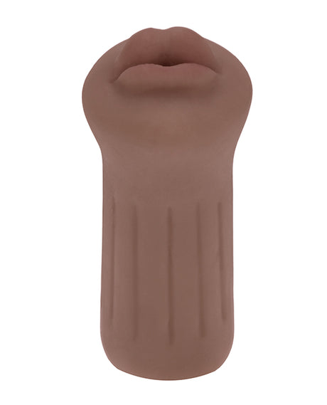 Shots Xkin RAW The Grip Small Masturbator - Brown by Xkin
