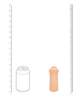 Shots Xkin RAW The Grip Small Masturbator - Flesh by Xkin