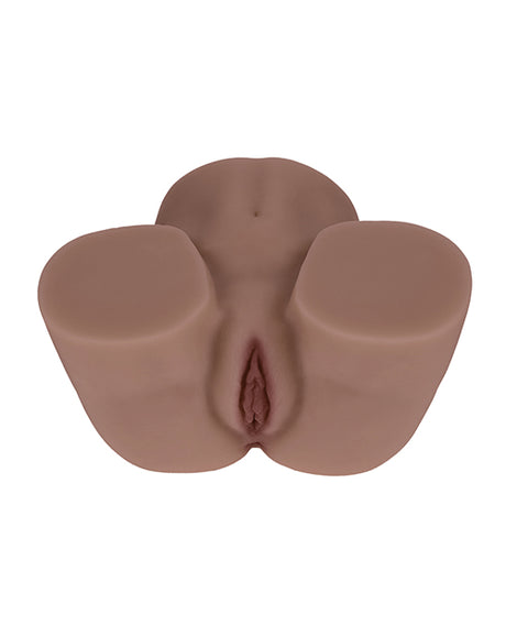 Shots Kaya Bloom Dual Entry Bodyforms Masturbator - Brown - 5.4 lbs. by Xkin