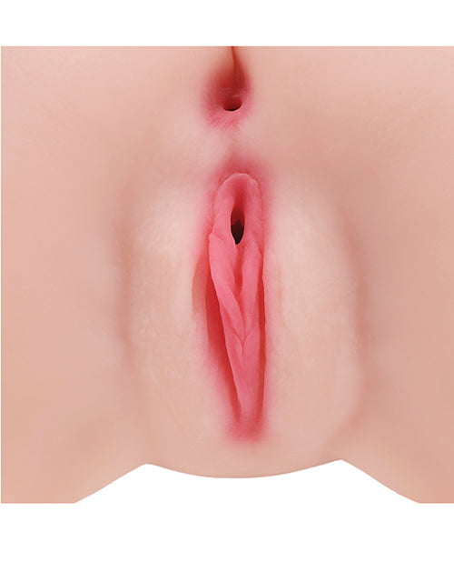 Shots Xkin Ivy Lane Dual Entry Masturbator - Flesh - 7.7 lbs. by Xkin