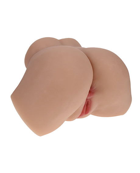 Shots Xkin Valentina Vellure Dual Entry Masturbator - Tan - 9.3 lbs. by Xkin