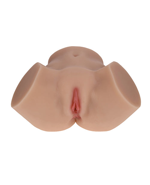 Shots Xkin Valentina Vellure Dual Entry Masturbator - Tan - 9.3 lbs. by Xkin