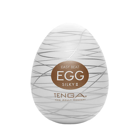 Tenga EGG Silky II Single-Use Textured Sleeve with Sample Lube - TN218