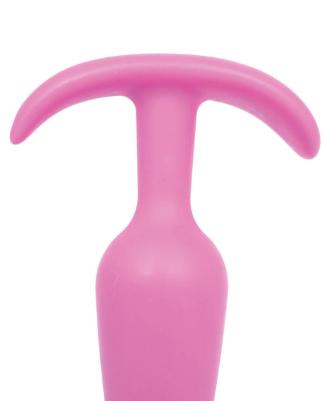 Simpli Trading Small Silicone Butt Plug — Pink