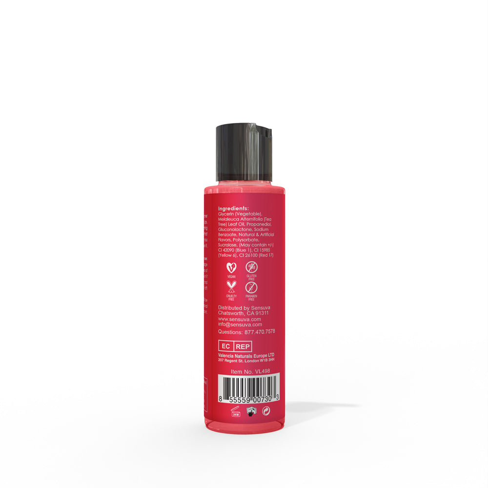 Sizzle Lips Warming Edible Gel - Strawberry - 4.2 Oz. by Sensuva