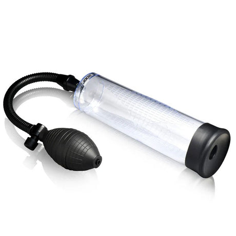 Curve Toys Amp Up Penis Pump with Hand Bulb — Clear - JOCK-CN1030